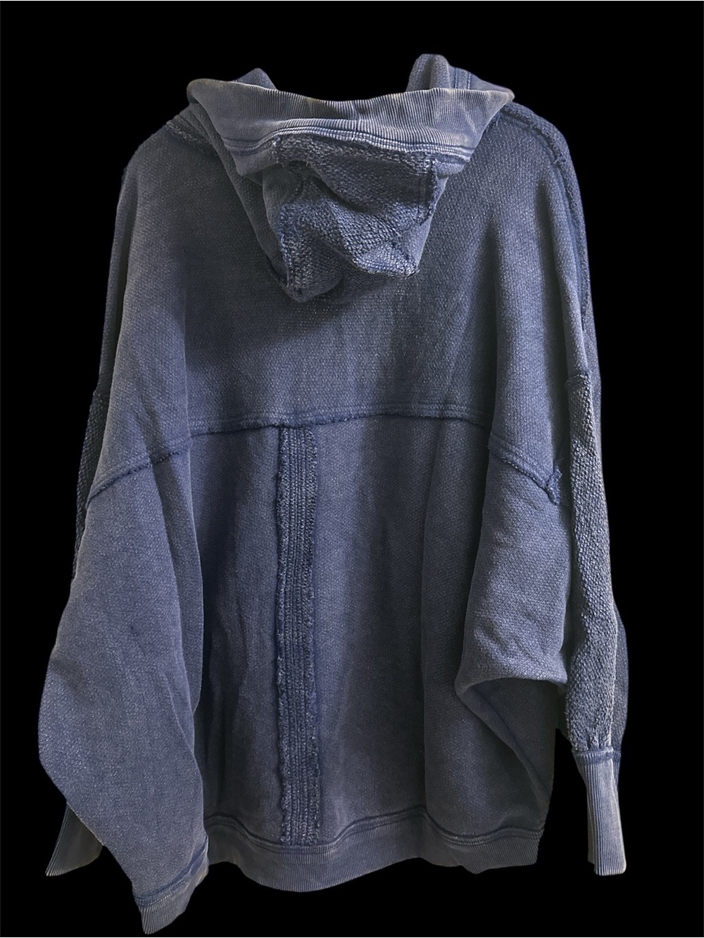 FREE PEOPLE WE THE FREE FOREVER YOURS CARDI NWT Size M in Navy - Picture 2 of 3
